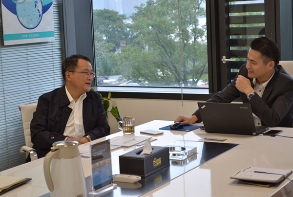 熱烈歡迎中科院賀軍輝教授蒞臨創(chuàng)綠家指導(dǎo)！