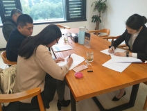 熱烈祝賀陳總一行簽約創(chuàng)綠家無錫市區(qū)級代理！