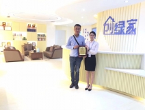 熱烈祝賀趙總簽約創(chuàng)綠家成都市區(qū)級代理！