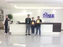 熱烈祝賀李總夫婦、呂總夫婦簽約創(chuàng)綠家永康市區(qū)級(jí)代理！