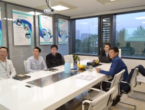 熱烈歡迎杭州上城區(qū)科技局領(lǐng)導(dǎo)蒞臨創(chuàng)綠家指導(dǎo)！