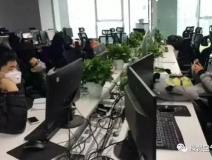 成都一公司邊裝修邊辦公，裝修味道嗆人 員工戴防毒面具辦公