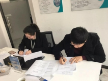 熱烈祝賀劉總、褚總簽約創(chuàng)綠家浙江省臺州市縣級代理！