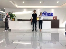 熱烈祝賀陳總簽約創(chuàng)綠家江蘇省南京市溧水縣區(qū)級代理！
